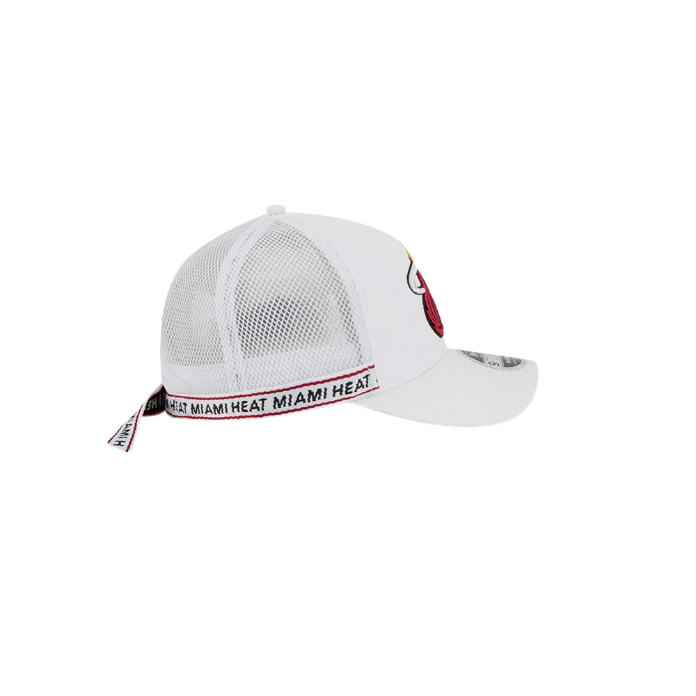 New Era Miami HEAT Logo Adjustable Trucker - Image 6