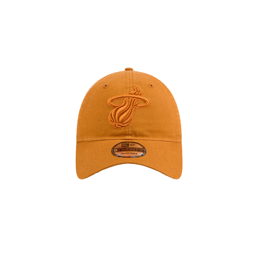 New Era Miami HEAT Adjustable Tan Dad Hat