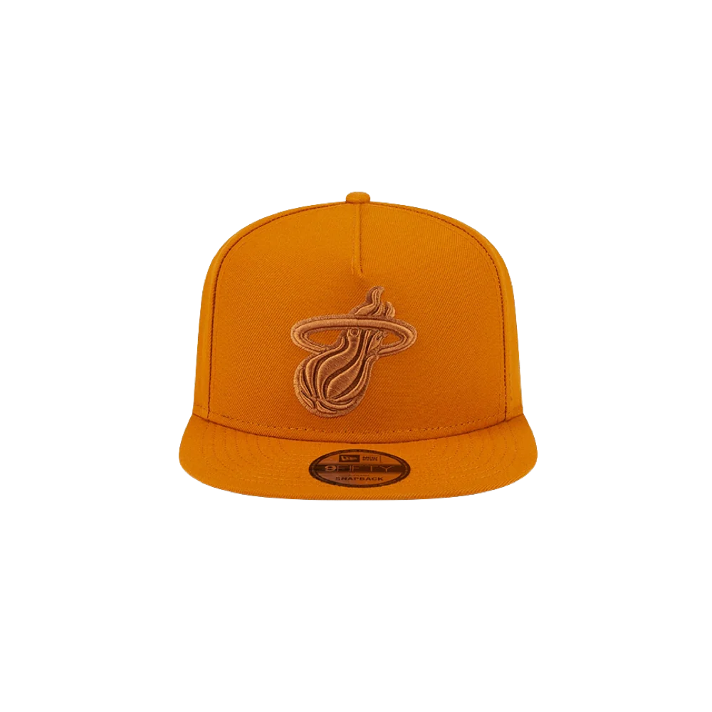 New Era Miami HEAT Brown Snapback