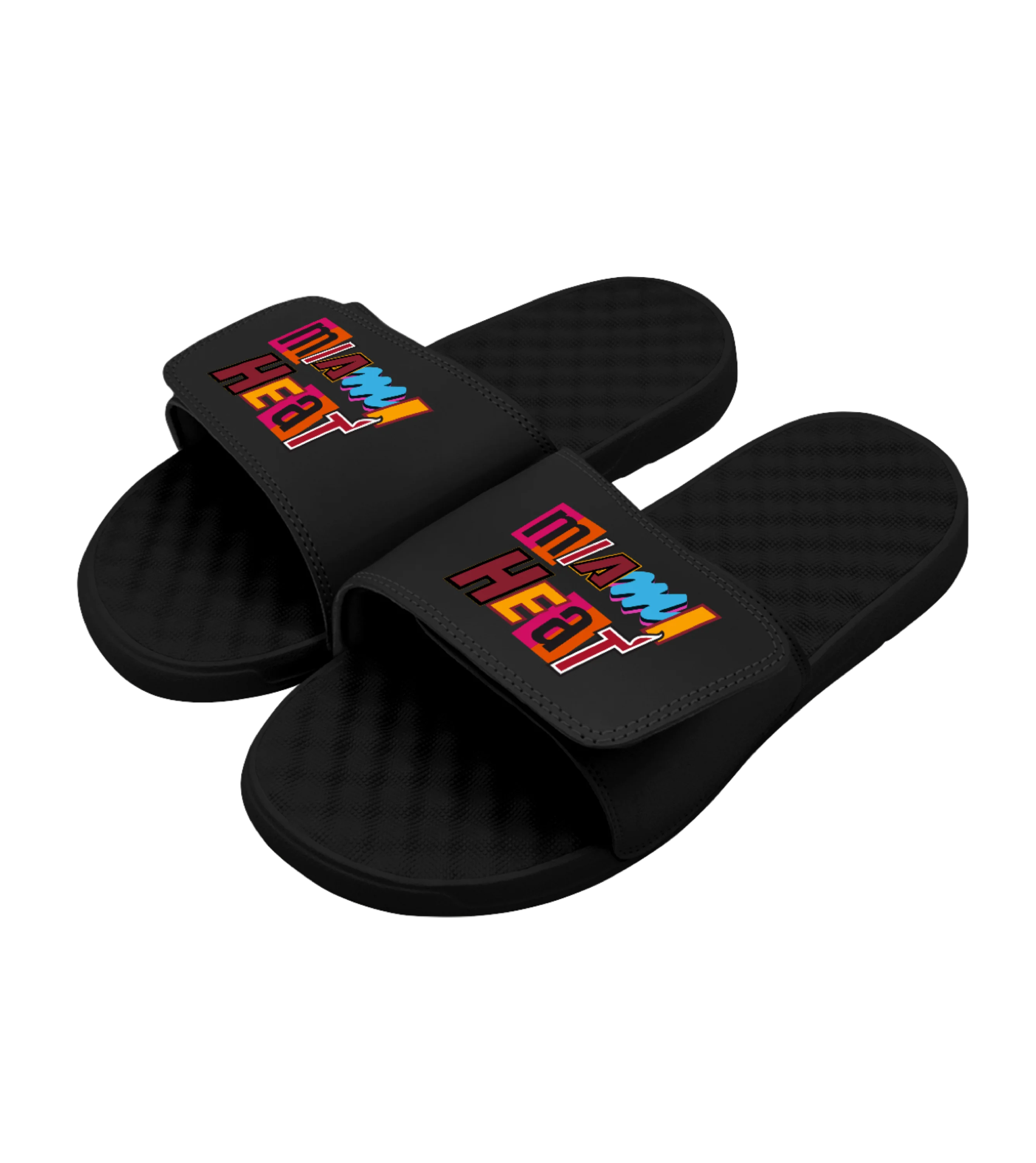 ISlide Miami HEAT Mashup Wordmark Sandals - Image 2