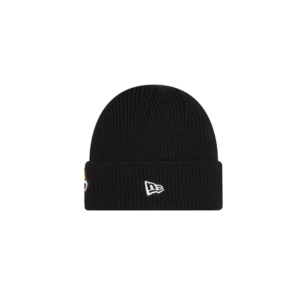 New Era Miami HEAT Black Beanie - Image 3