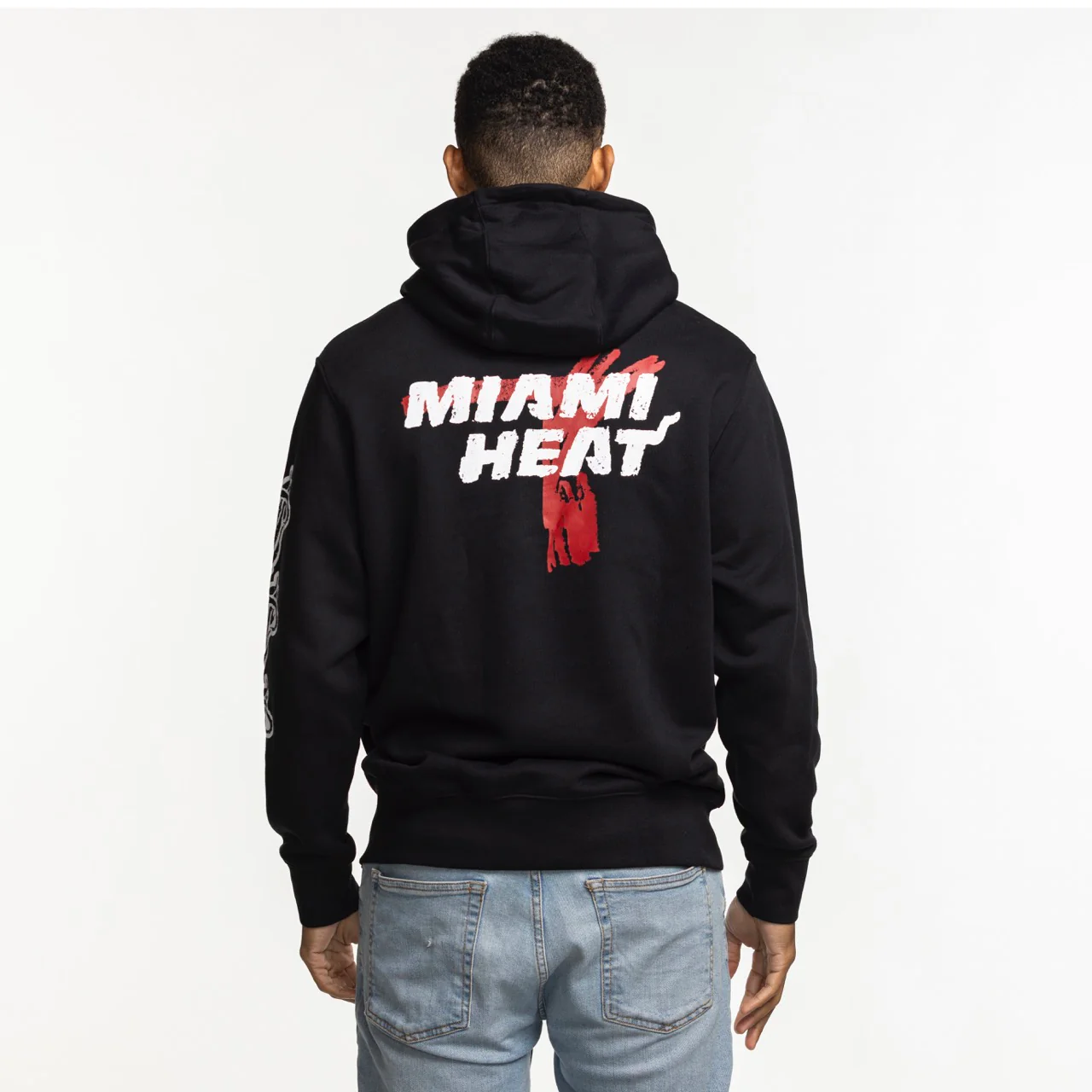 Nike Miami HEAT Club Pullover Black Hoodie - Image 2