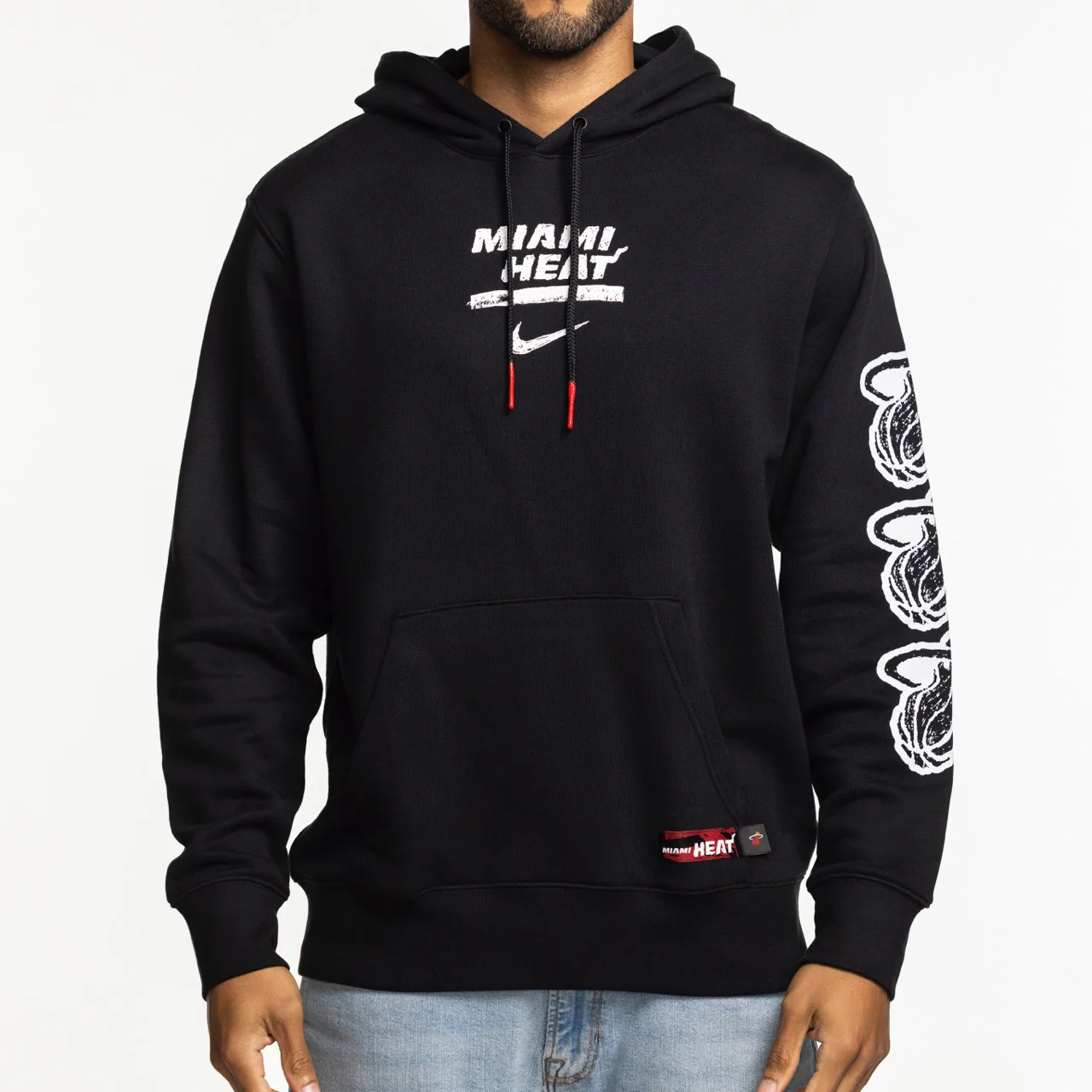 Nike Miami HEAT Club Pullover Black Hoodie - Image 3