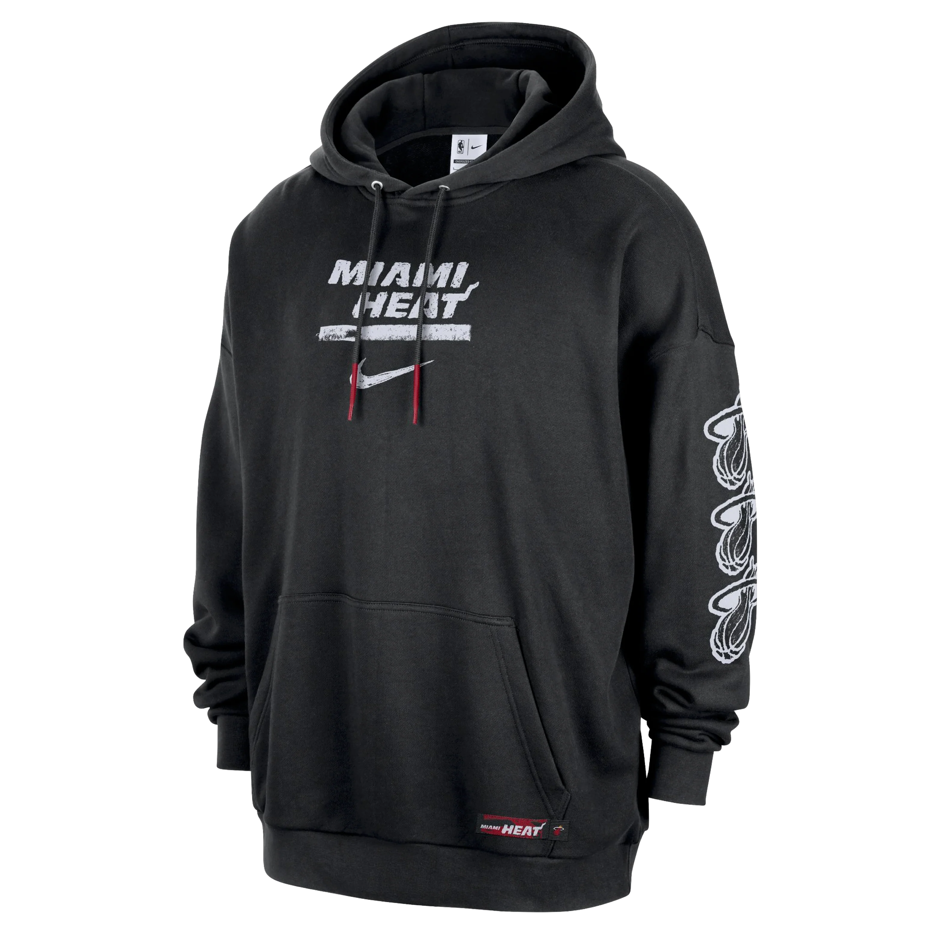 Nike Miami HEAT Club Pullover Black Hoodie - Image 5