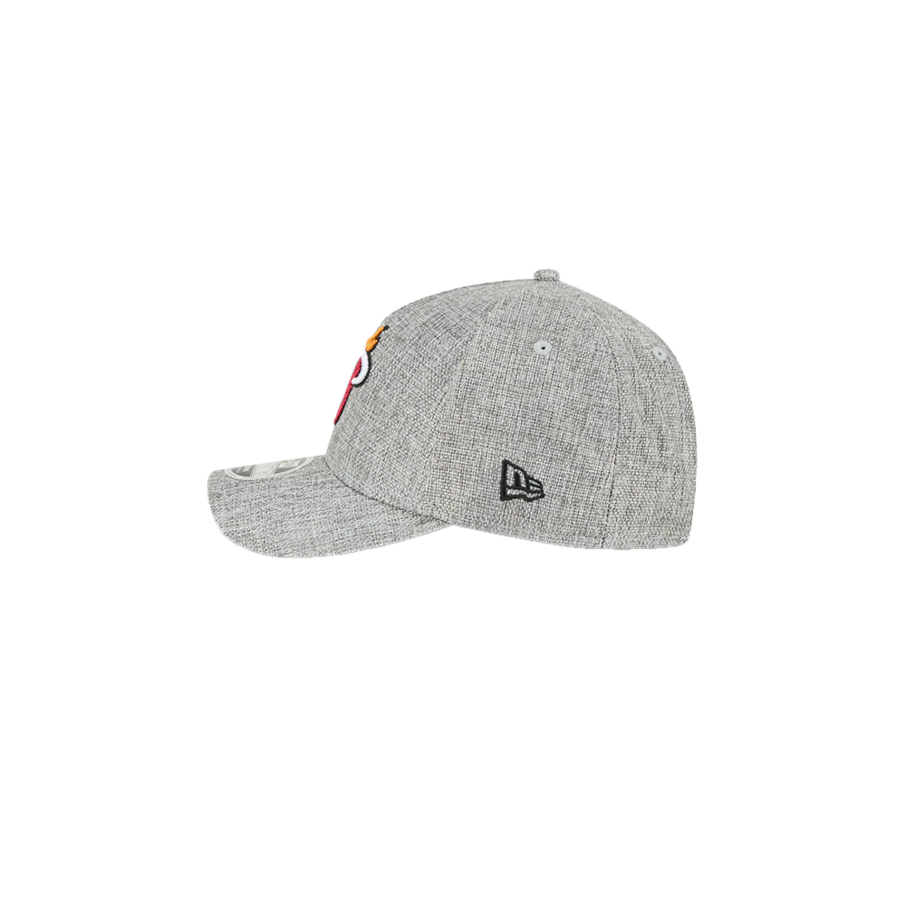 New Era Miami HEAT Grey Wave Snapback - Image 4