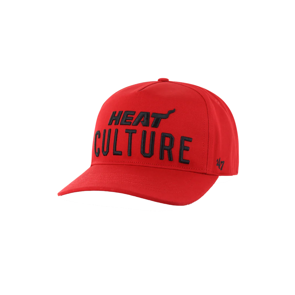 '47 Brand HEAT Culture: Blood Red Wordmark Snapback