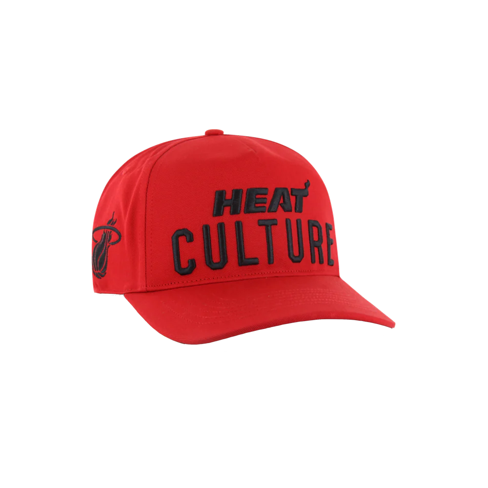 '47 Brand HEAT Culture: Blood Red Wordmark Snapback - Image 3