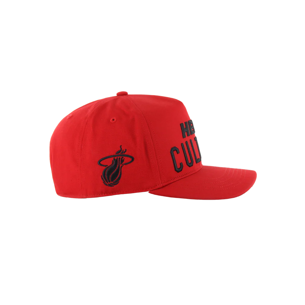 '47 Brand HEAT Culture: Blood Red Wordmark Snapback - Image 4