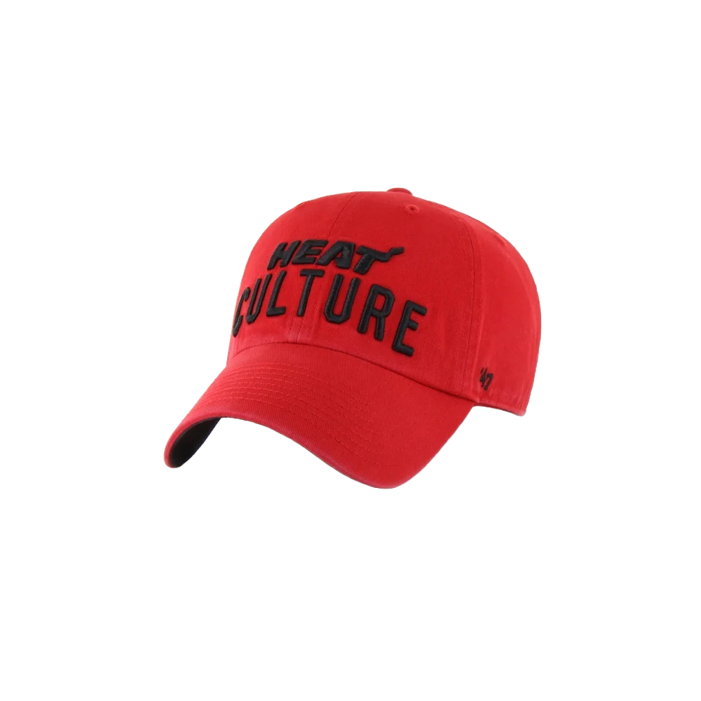 '47 Brand HEAT Culture: Blood Red Cleanup Dad Hat