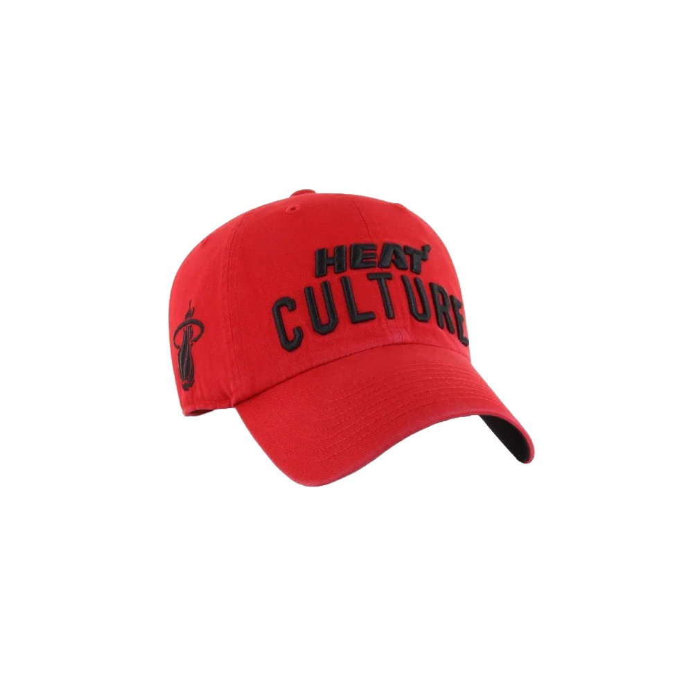 '47 Brand HEAT Culture: Blood Red Cleanup Dad Hat - Image 3