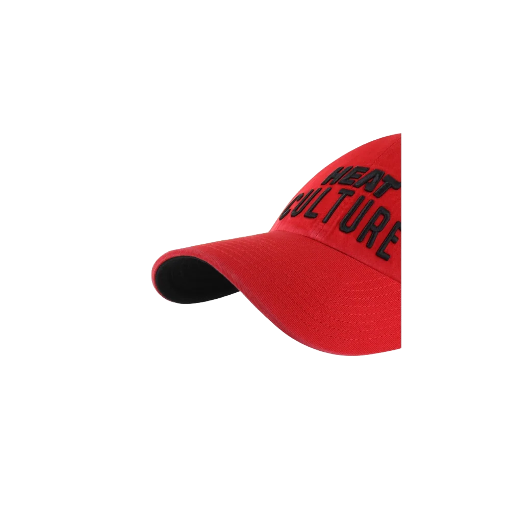 '47 Brand HEAT Culture: Blood Red Cleanup Dad Hat - Image 5