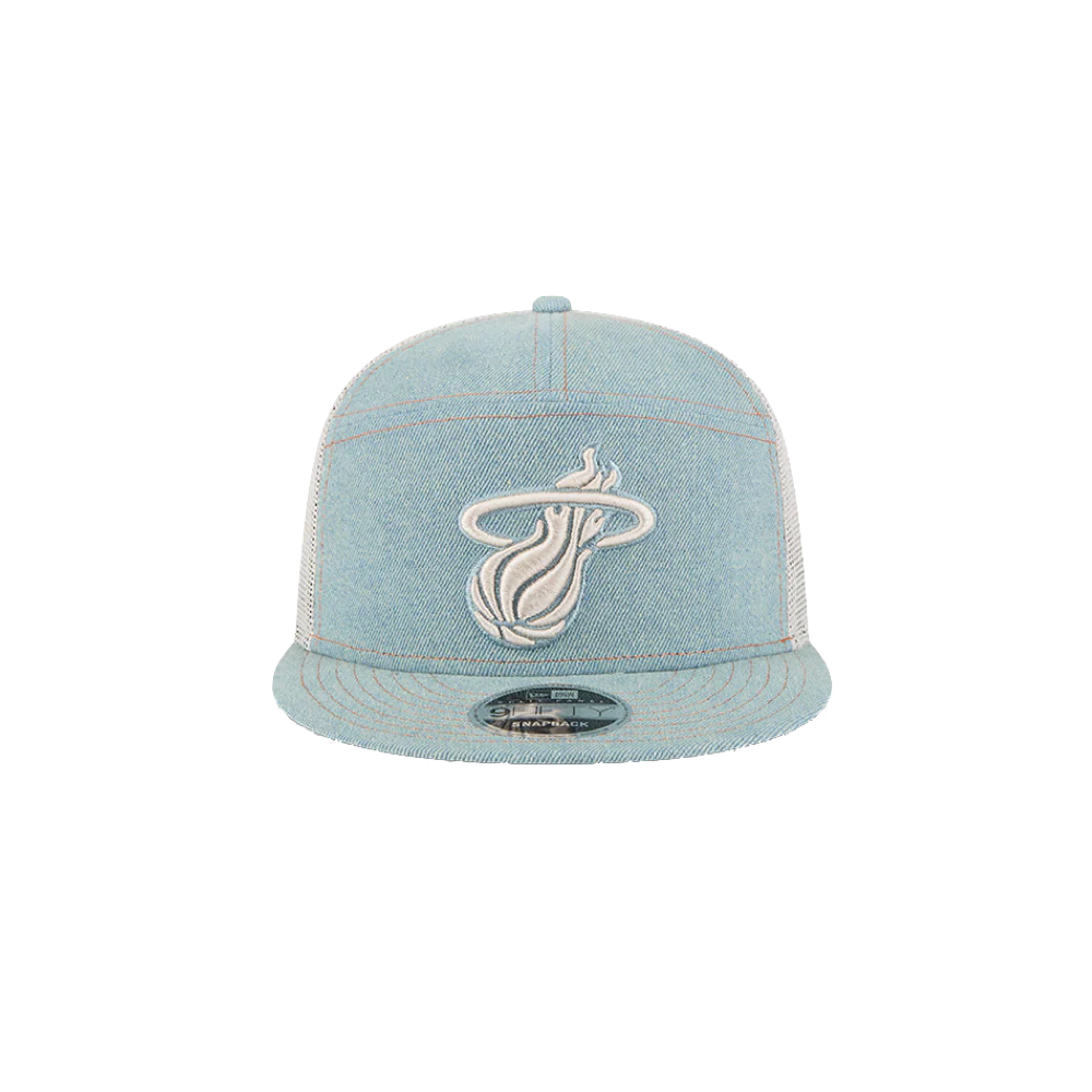 New Era Miami HEAT Denim Snapback