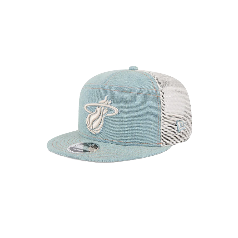 New Era Miami HEAT Denim Snapback - Image 3