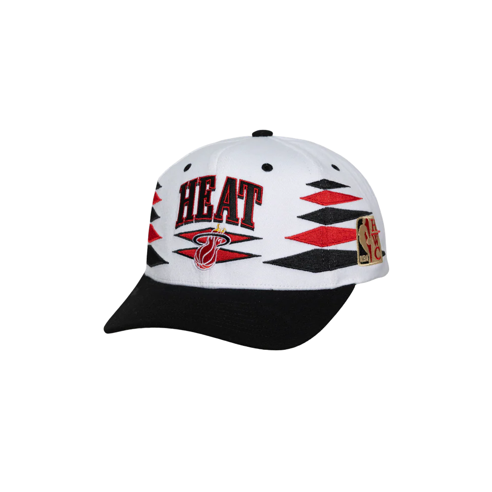 Mitchell & Ness Miami HEAT Diamond Cut Snapback