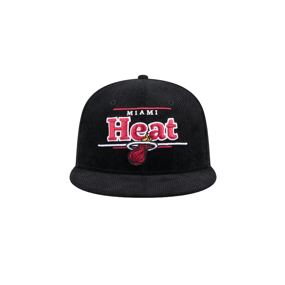 New Era Miami HEAT Corduroy Snapback