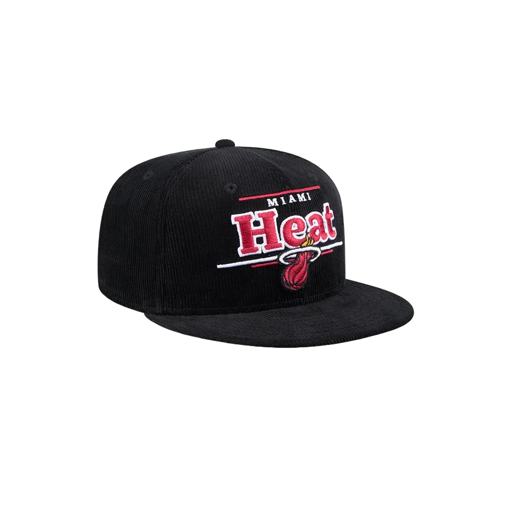 New Era Miami HEAT Corduroy Snapback - Image 5