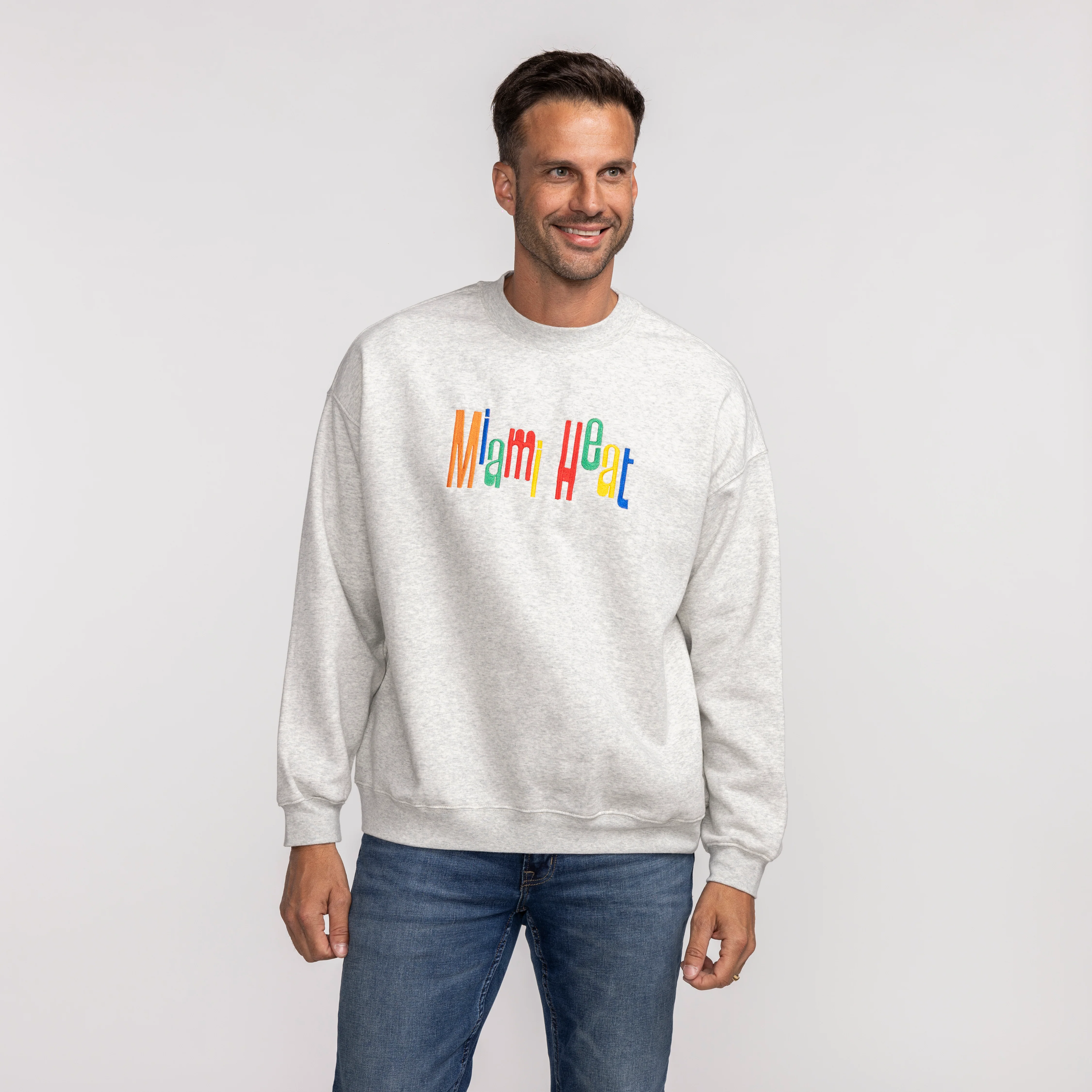 Court Culture Support Women "Miami Multicolor" Unisex Embroidered Crewneck
