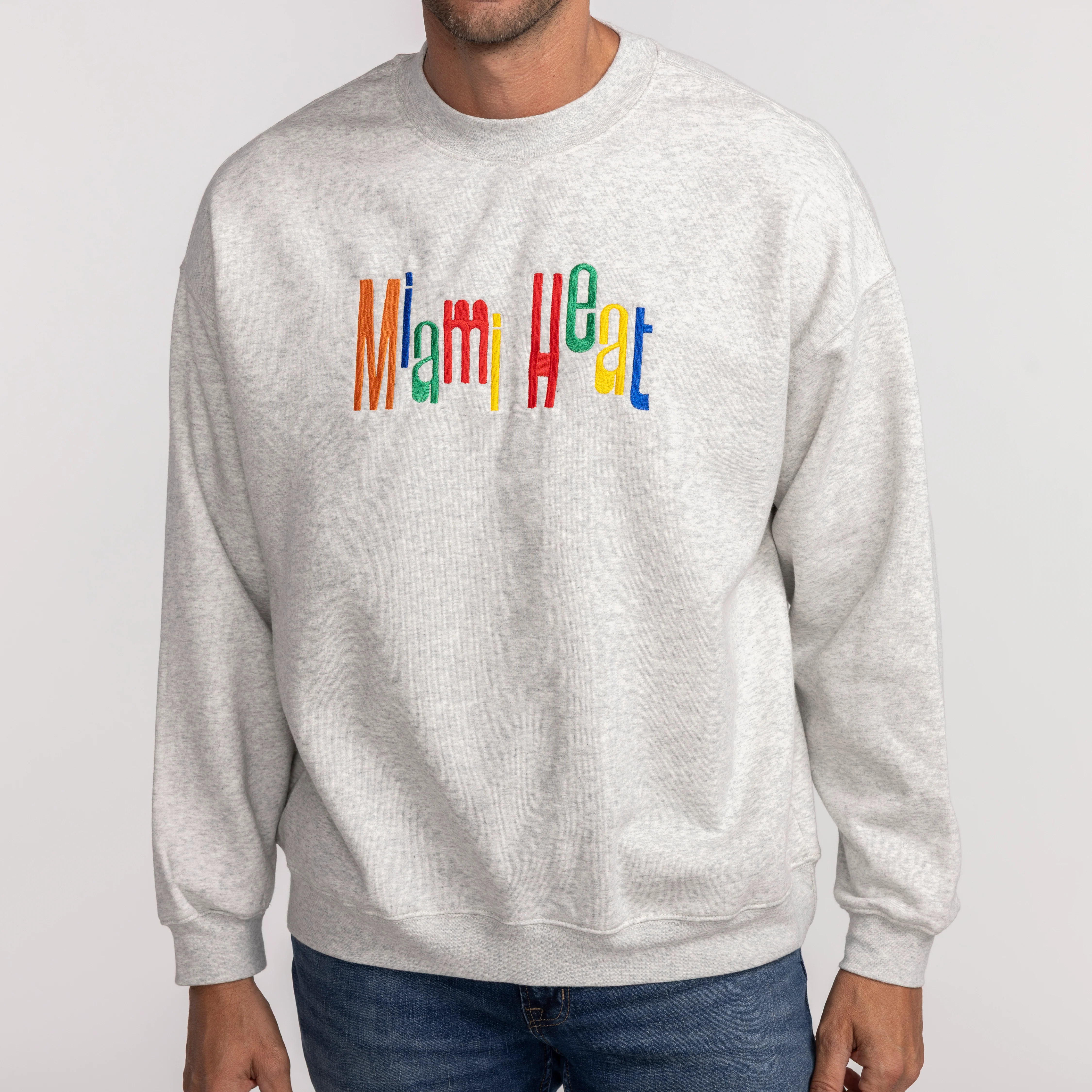 Court Culture Support Women "Miami Multicolor" Unisex Embroidered Crewneck - Image 3