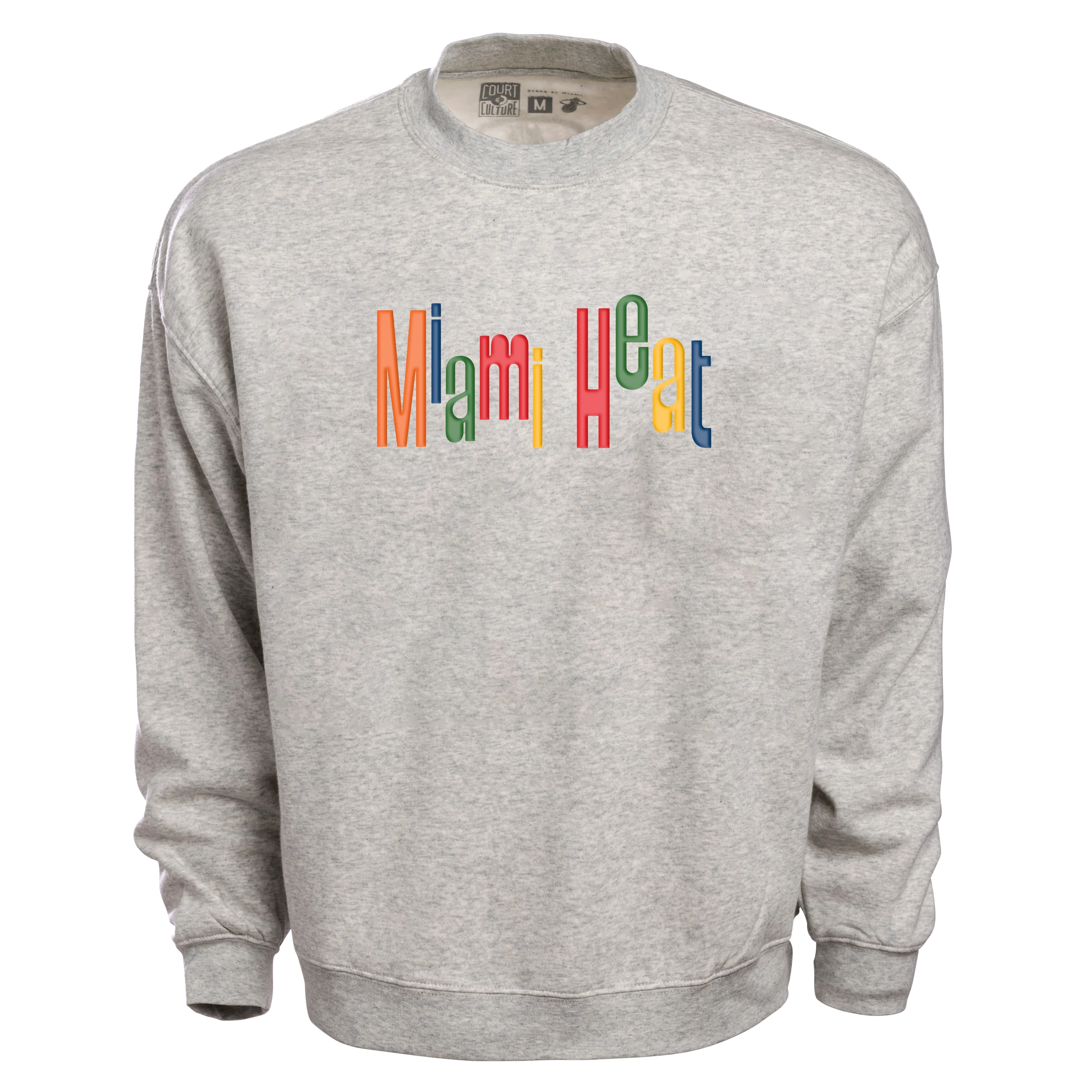 Court Culture Support Women "Miami Multicolor" Unisex Embroidered Crewneck - Image 5