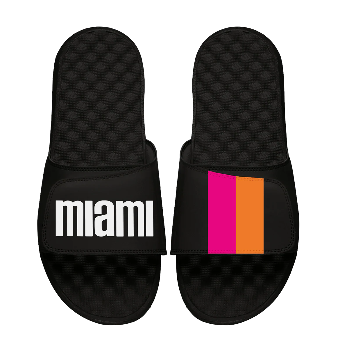 ISlide Miami Floridians Black Sandals
