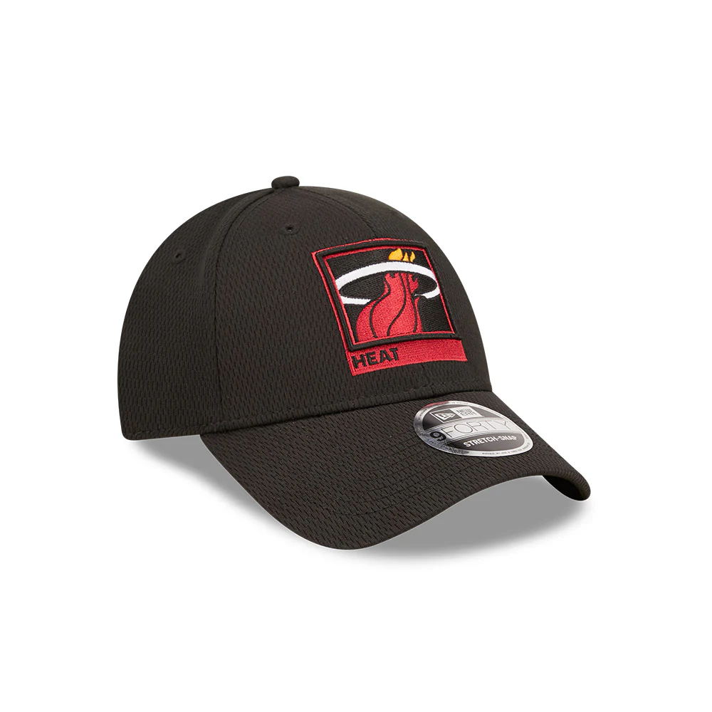 New Era Miami HEAT Stretch Black Snapback - Image 4