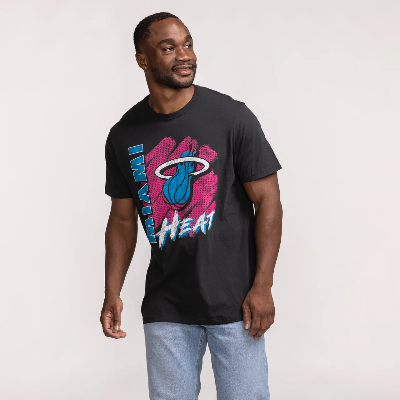 '47 Brand Miami HEAT Original Vice Front Row Tee - Image 3