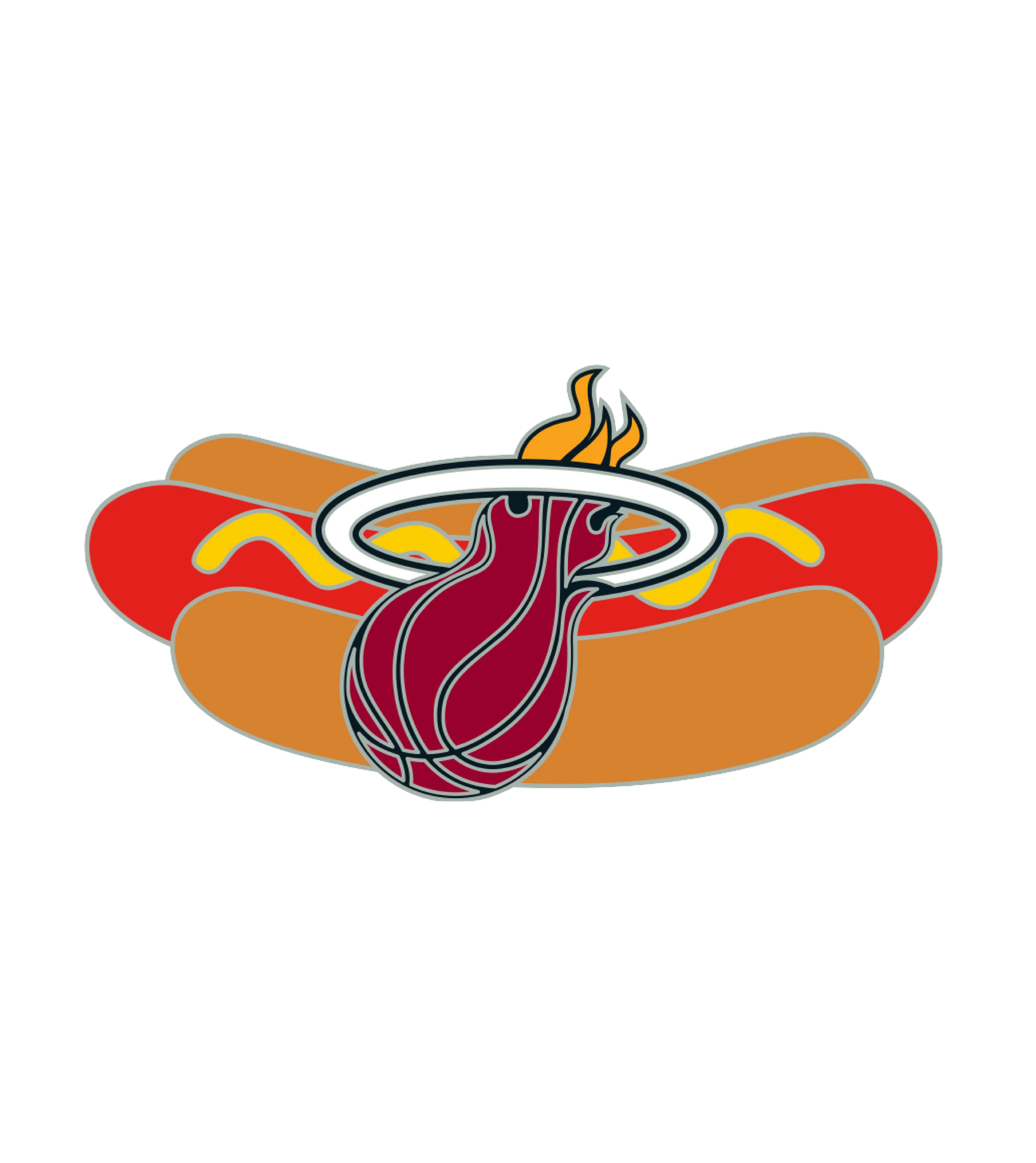 Miami HEAT Hotdog Pin