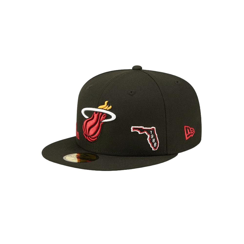 New Era Miami HEAT Identity Fitted Hat - Image 3