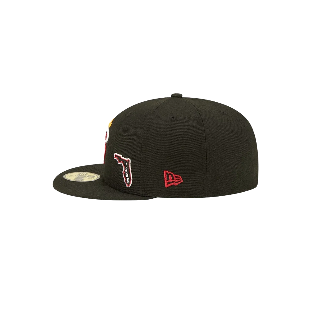 New Era Miami HEAT Identity Fitted Hat - Image 4
