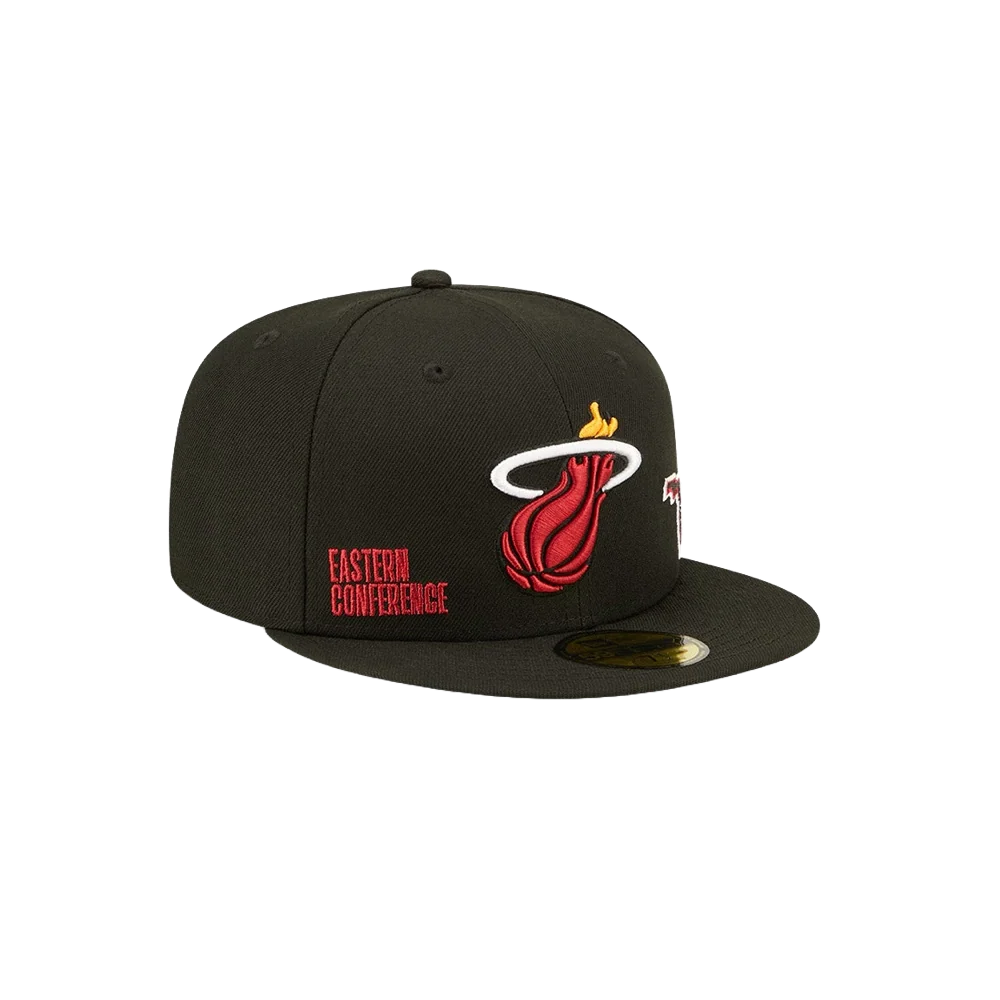 New Era Miami HEAT Identity Fitted Hat - Image 5