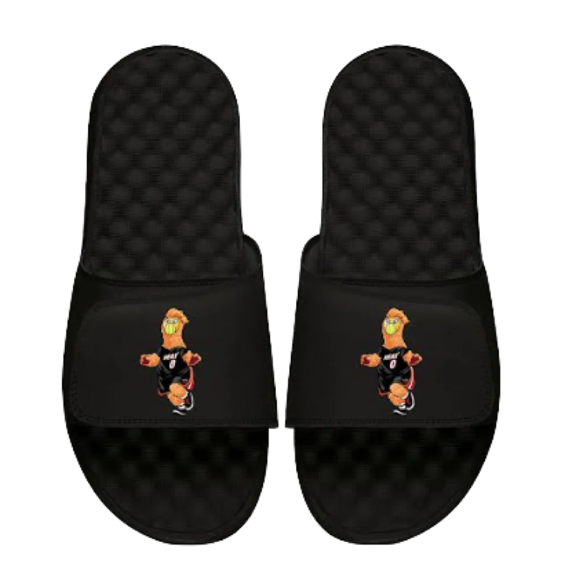 ISlide Miami HEAT Burnie Black Sandals