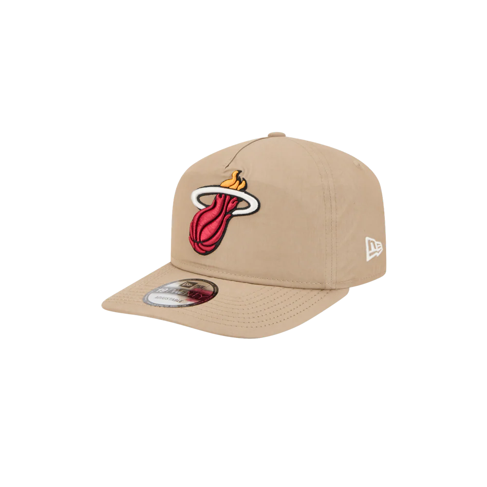 New Era Miami HEAT Nylon Tan Snapback - Image 3