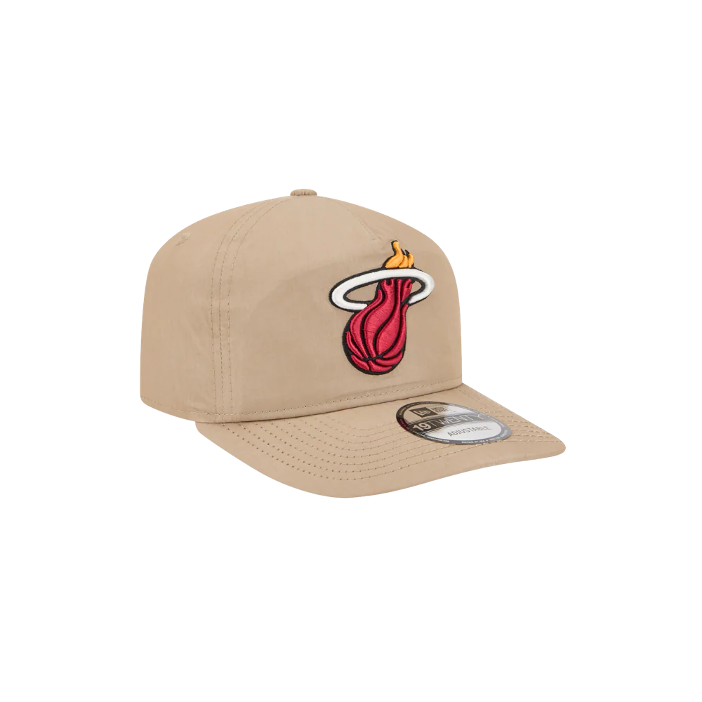 New Era Miami HEAT Nylon Tan Snapback - Image 5