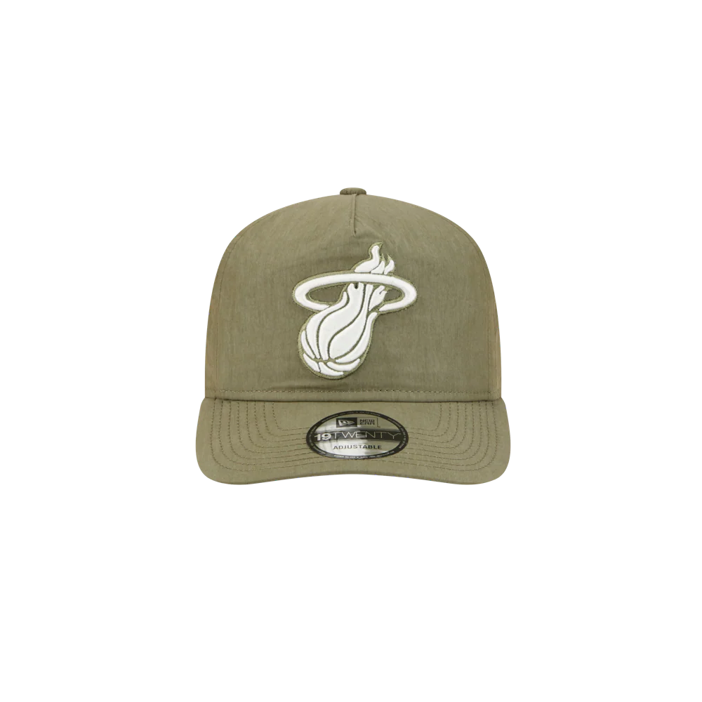 New Era Miami HEAT Nylon Green Snapback