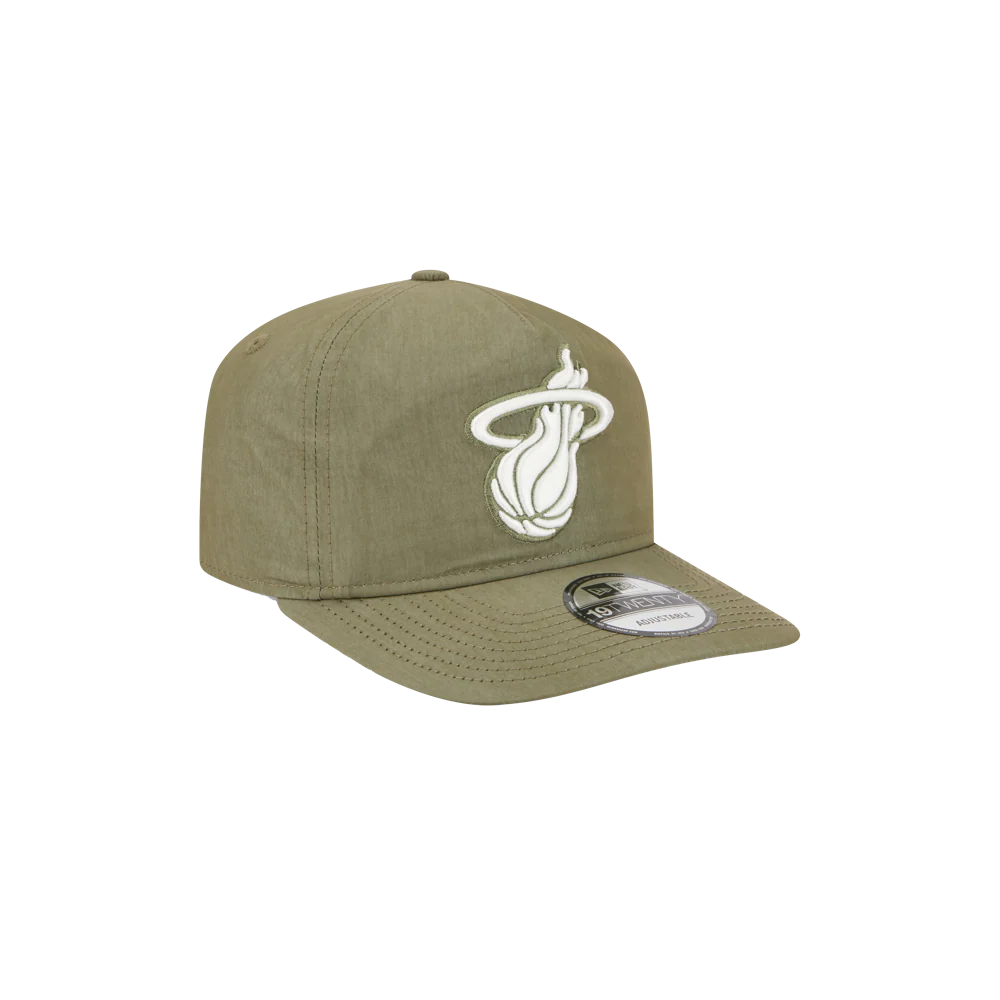 New Era Miami HEAT Nylon Green Snapback - Image 3