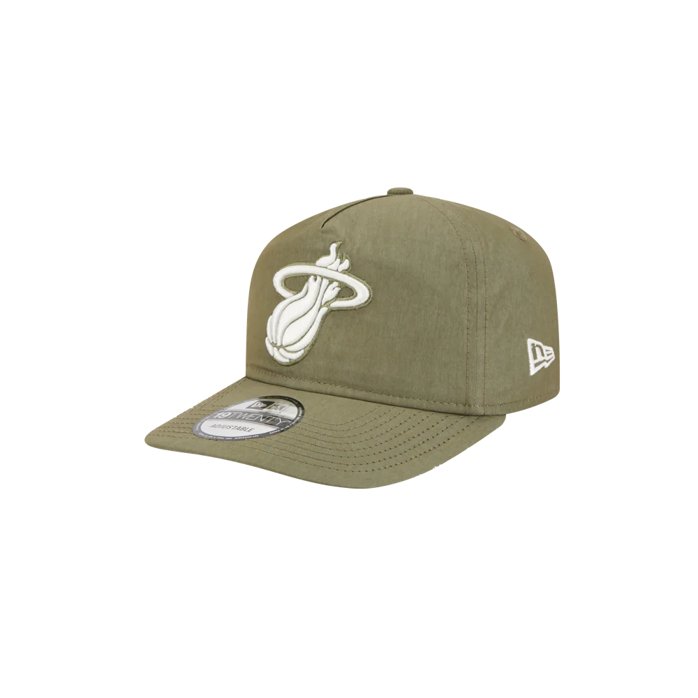 New Era Miami HEAT Nylon Green Snapback - Image 5