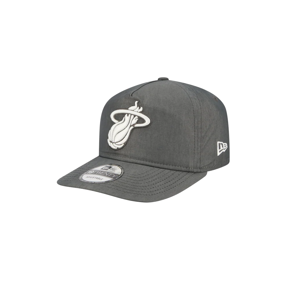 New Era Miami HEAT Nylon Grey Snapback - Image 3