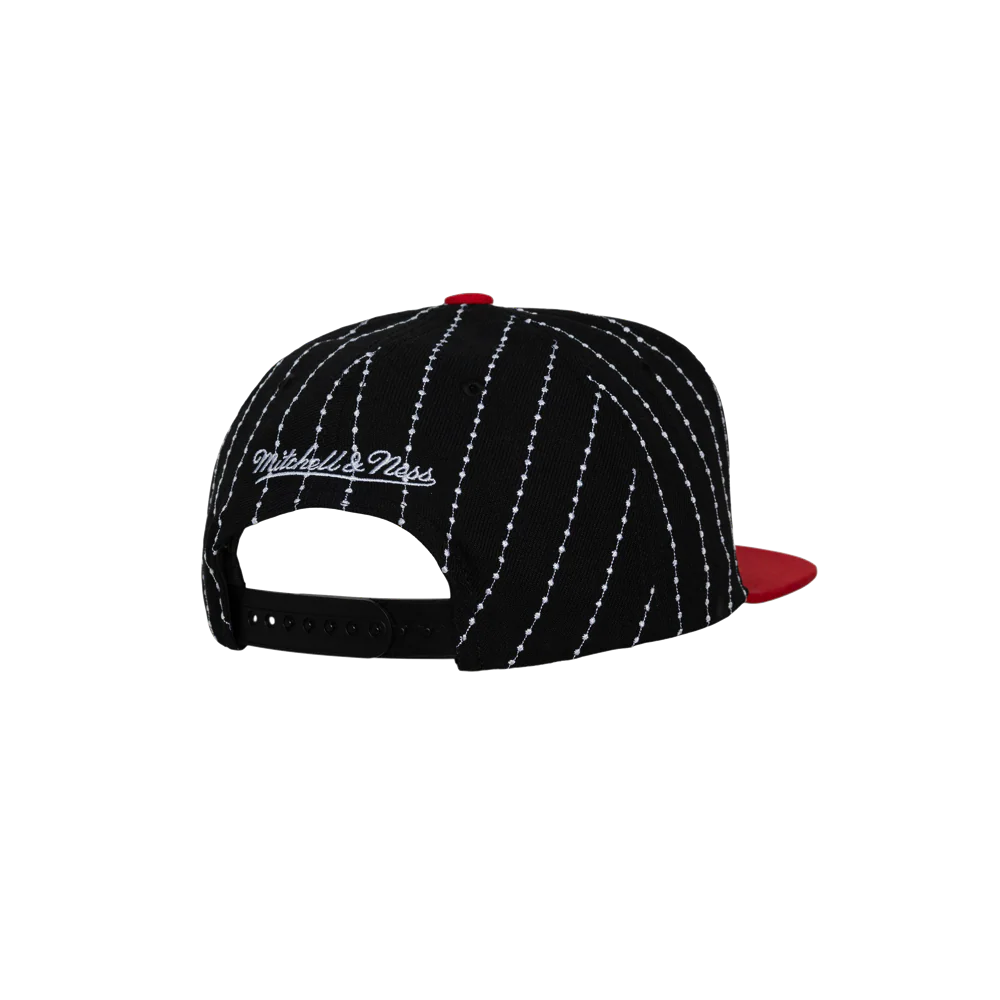 Mitchell & Ness Miami HEAT Pinstripe Snapback - Image 2