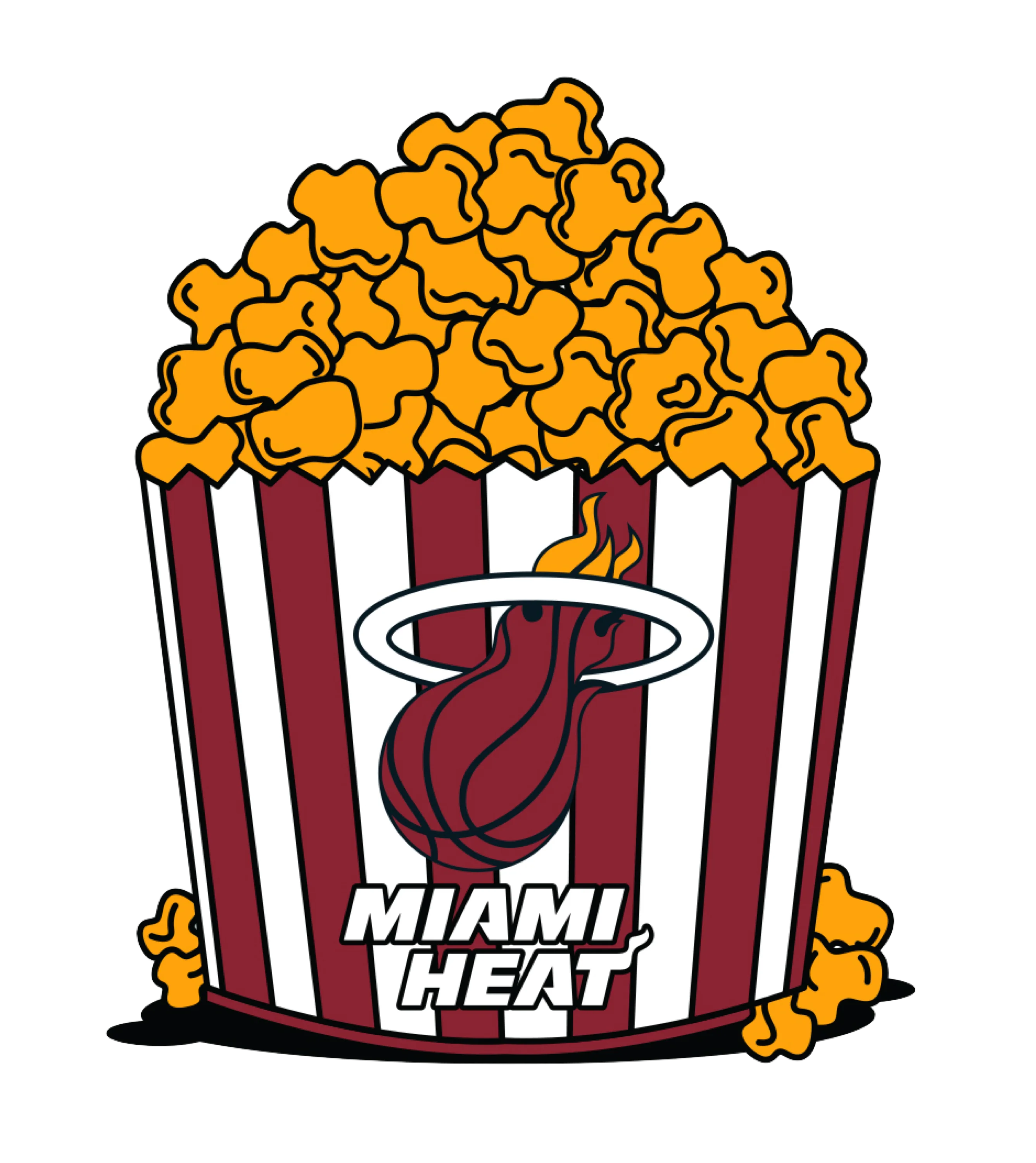 Miami HEAT Popcorn Bucket Pin