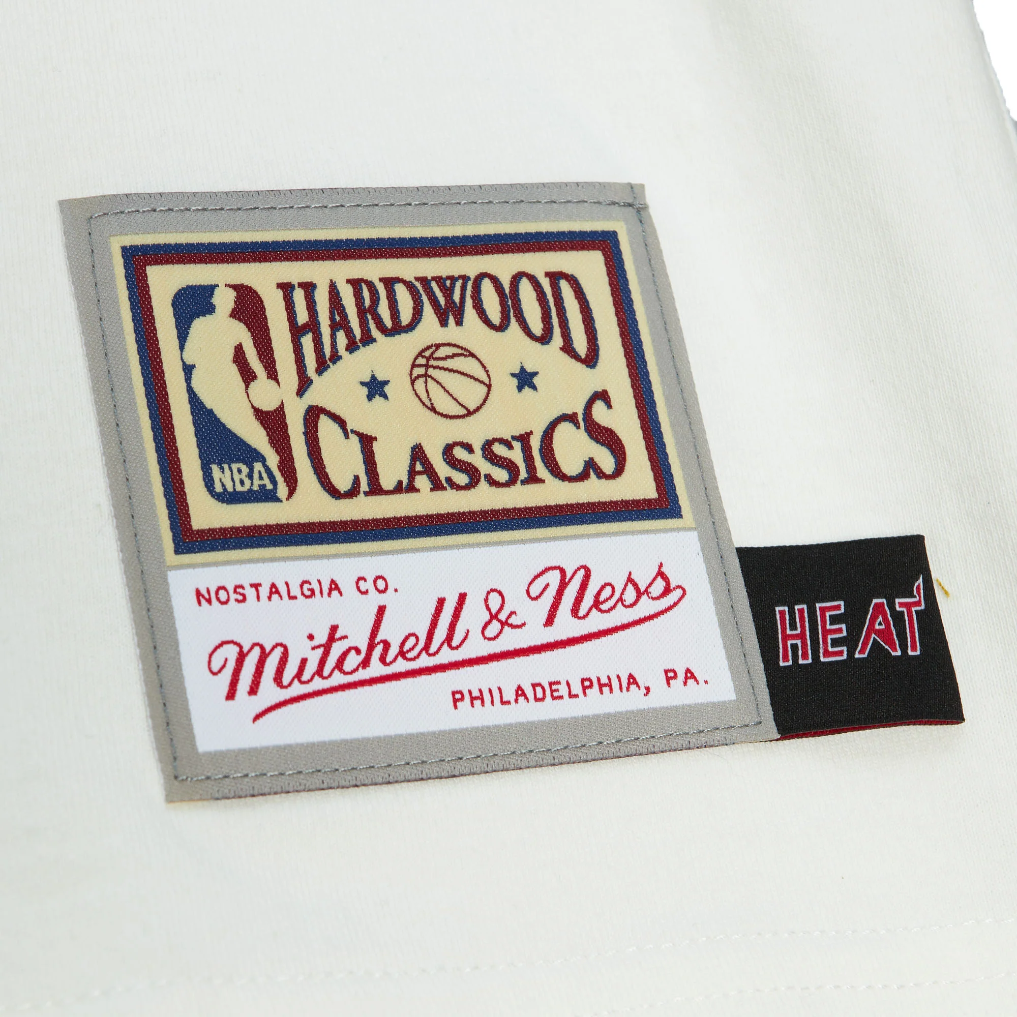 Mitchell & Ness Miami HEAT Cream Tee - Image 4