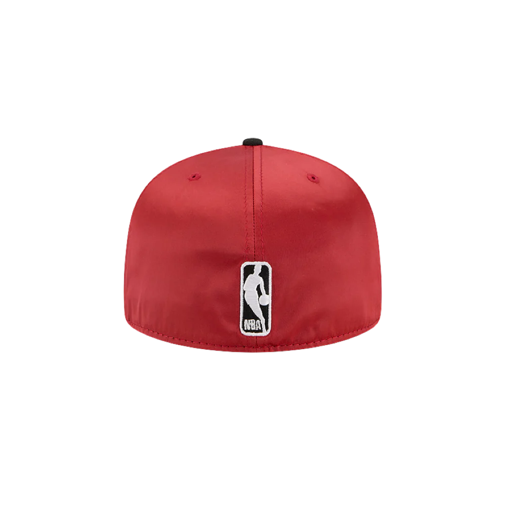 New Era Miami HEAT Red Satin Fitted Hat - Image 2