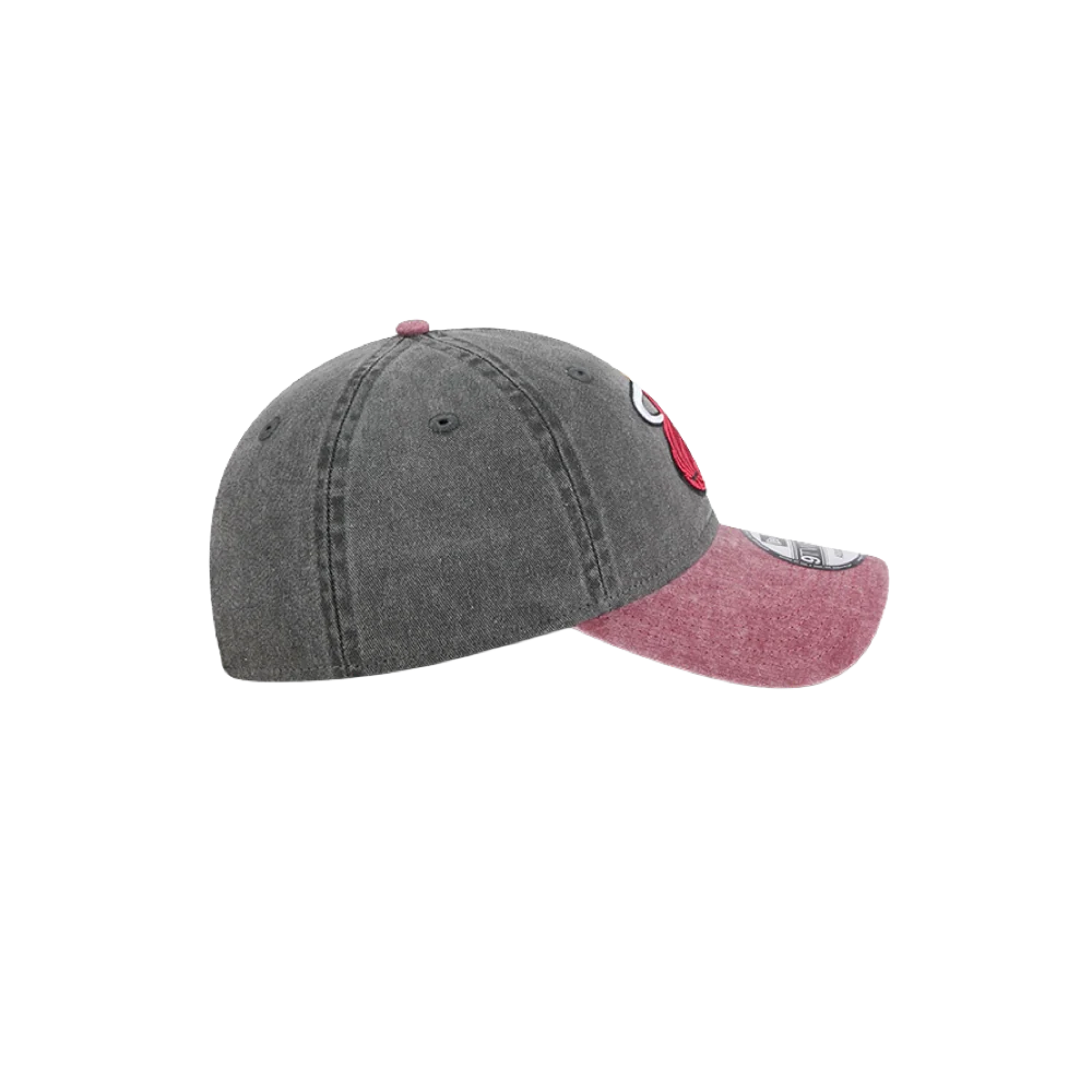 New Era Miami HEAT Black Washed Dad Hat - Image 6