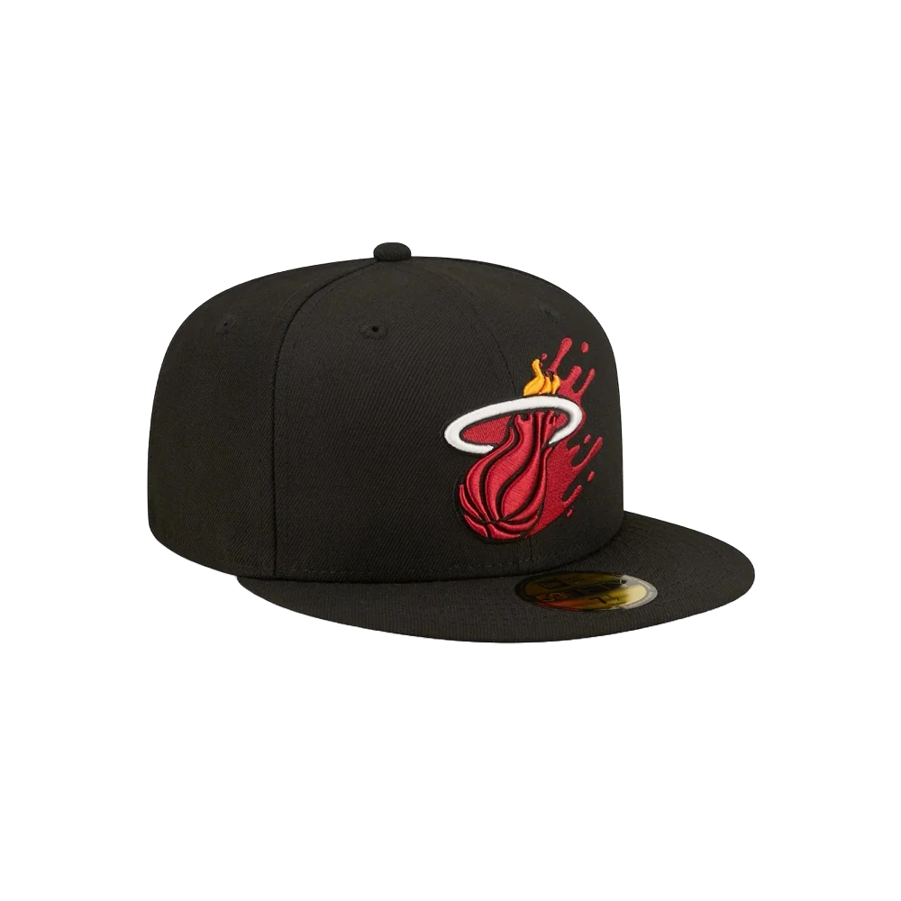 New Era Miami HEAT Splatter Fitted - Image 3