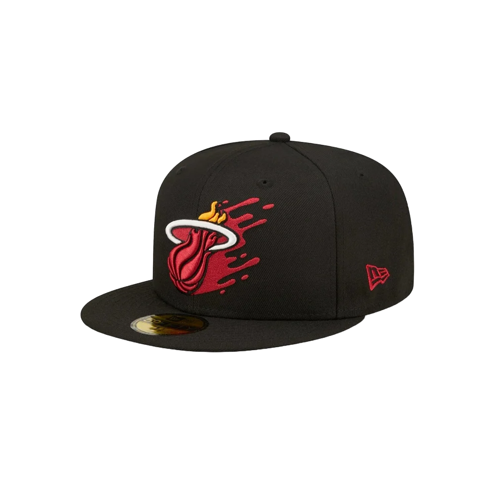 New Era Miami HEAT Splatter Fitted - Image 4
