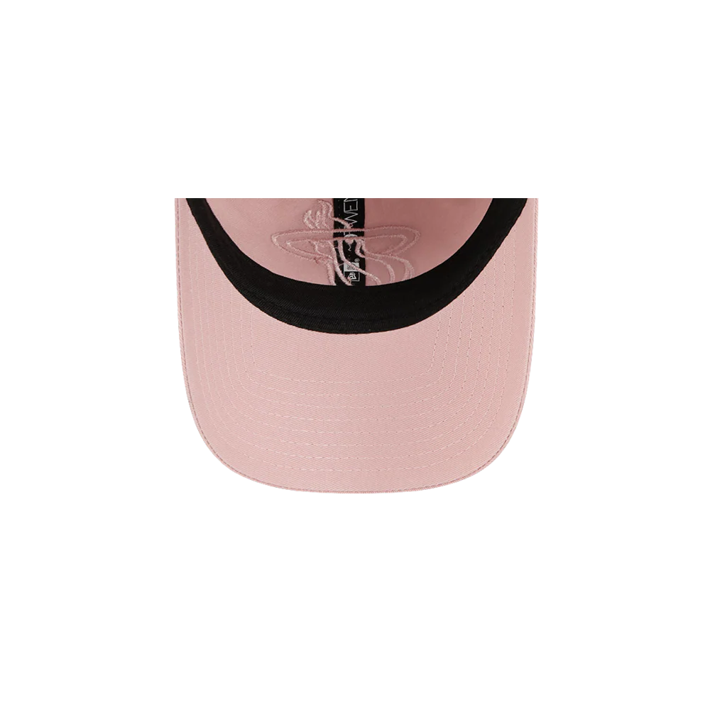 New Era Miami HEAT Pink Stamp Dad Hat - Image 7