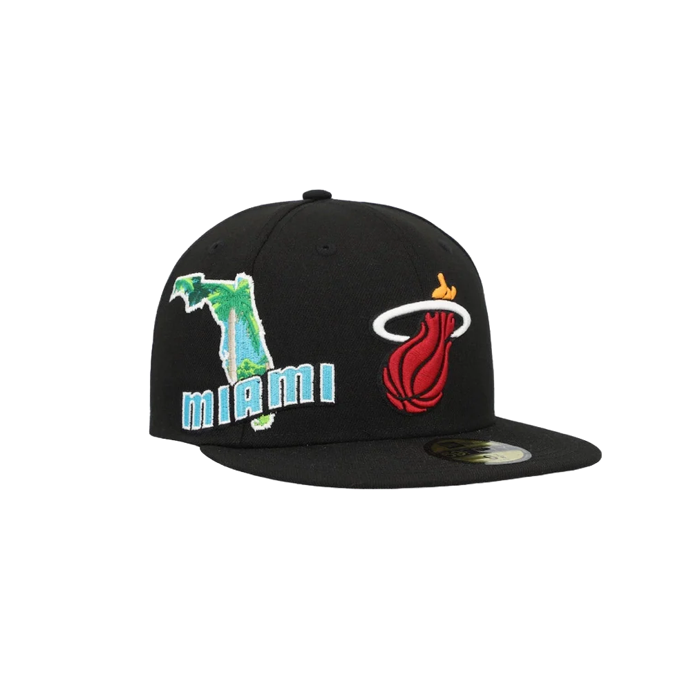New Era Miami HEAT Stateview Fitted Hat - Image 3