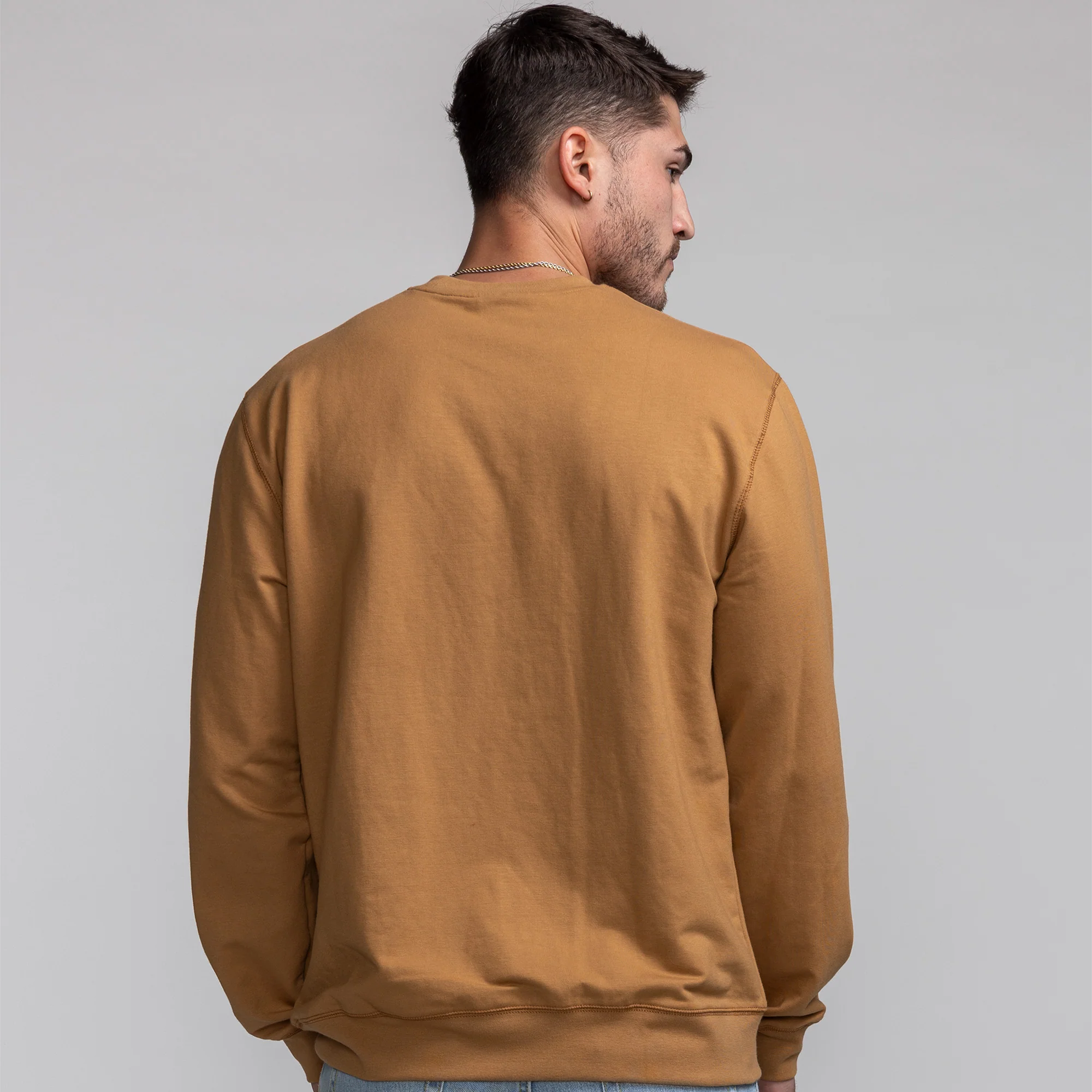 New Era Miami HEAT Tan Crewneck - Image 2