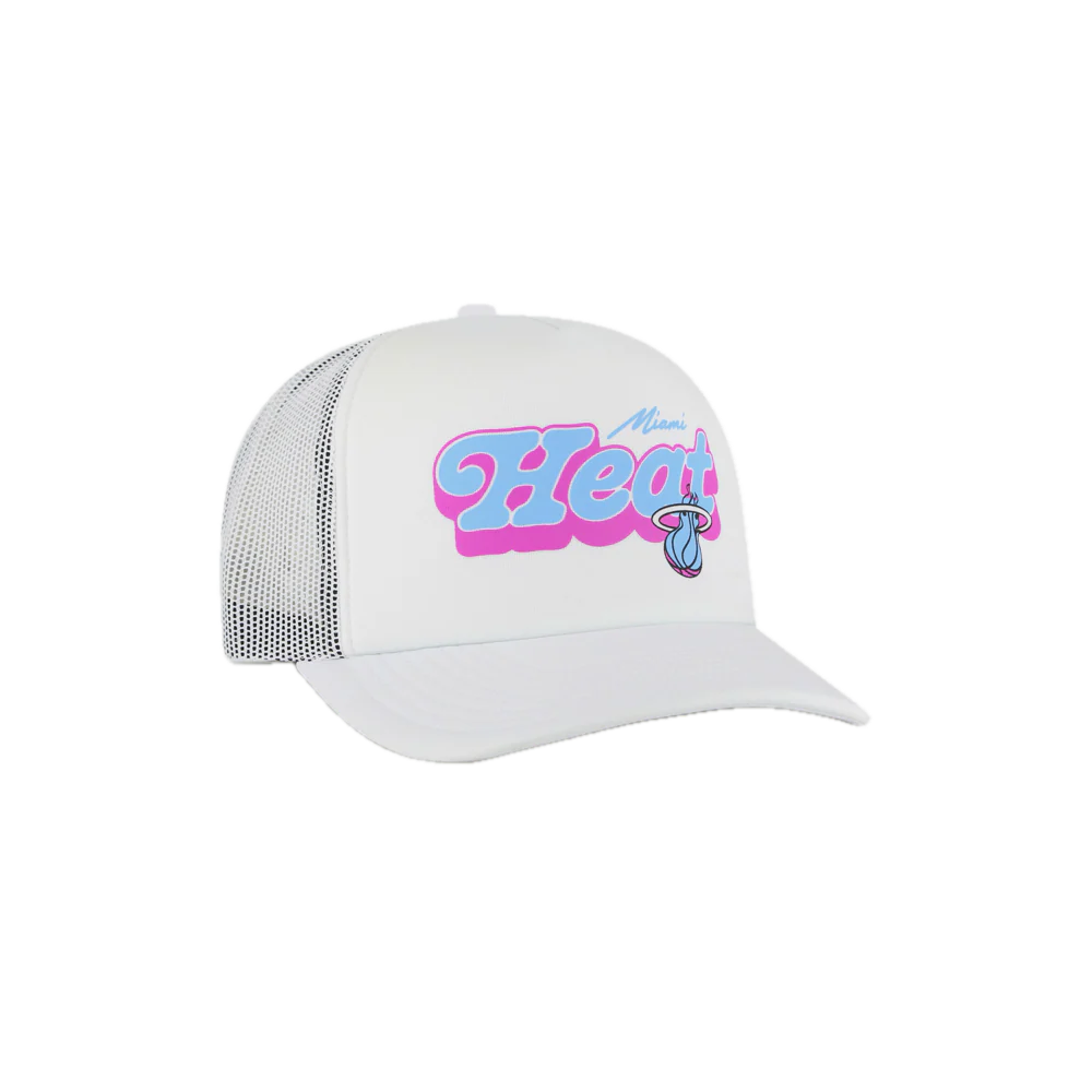 '47 Brand Miami HEAT Original Vice Vibes Trucker Snapback - Image 3