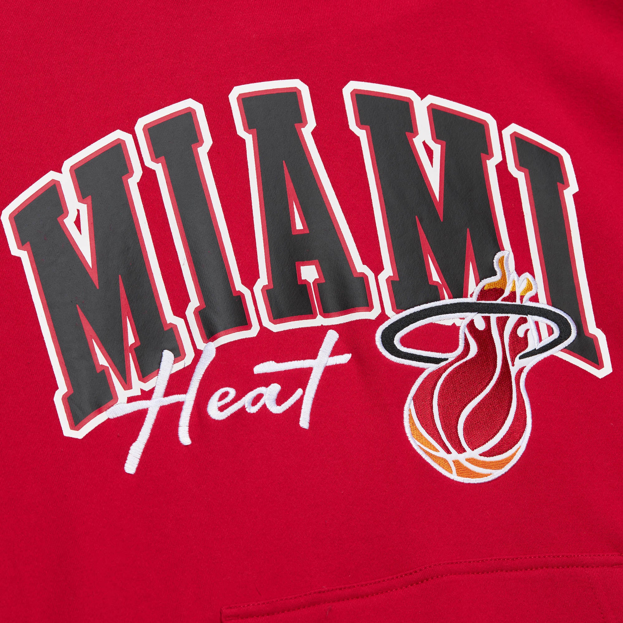 Mitchell & Ness Miami HEAT Vintage Logo Hoodie - Image 3