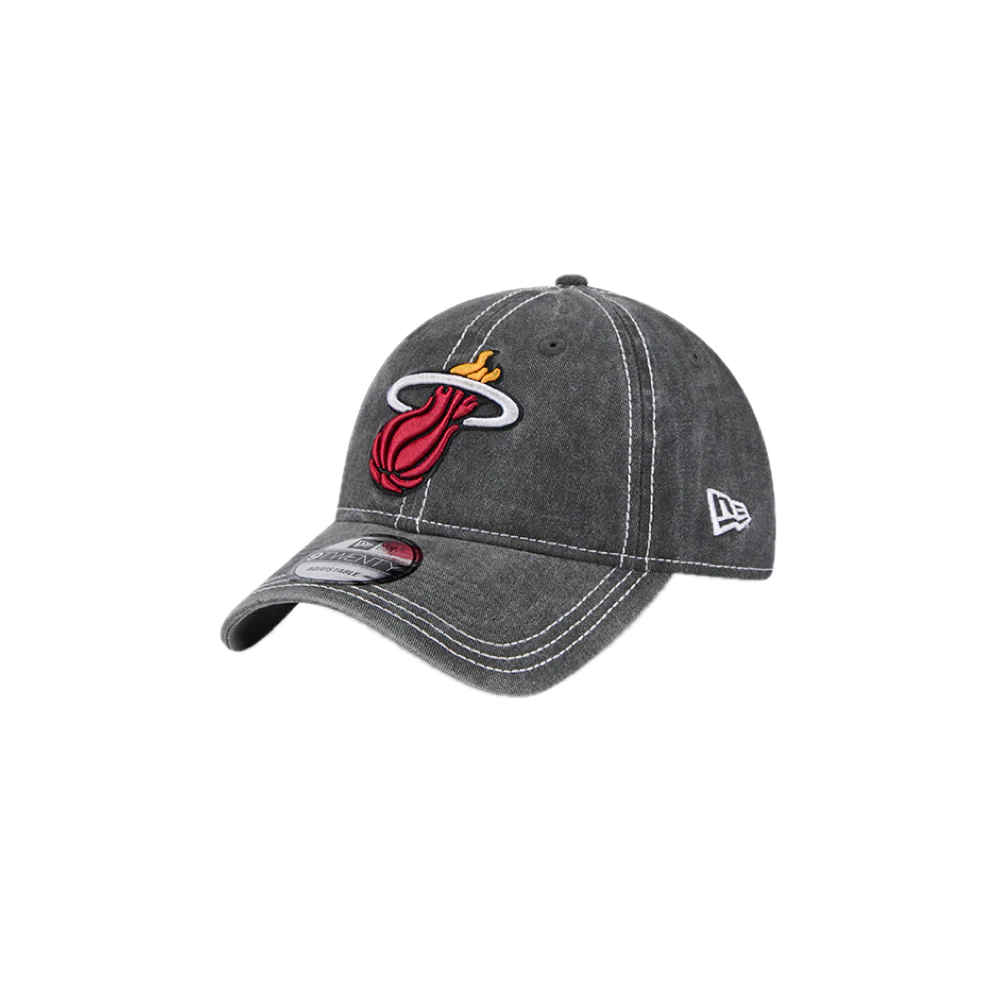 New Era Miami HEAT Washed Dad Hat - Image 3
